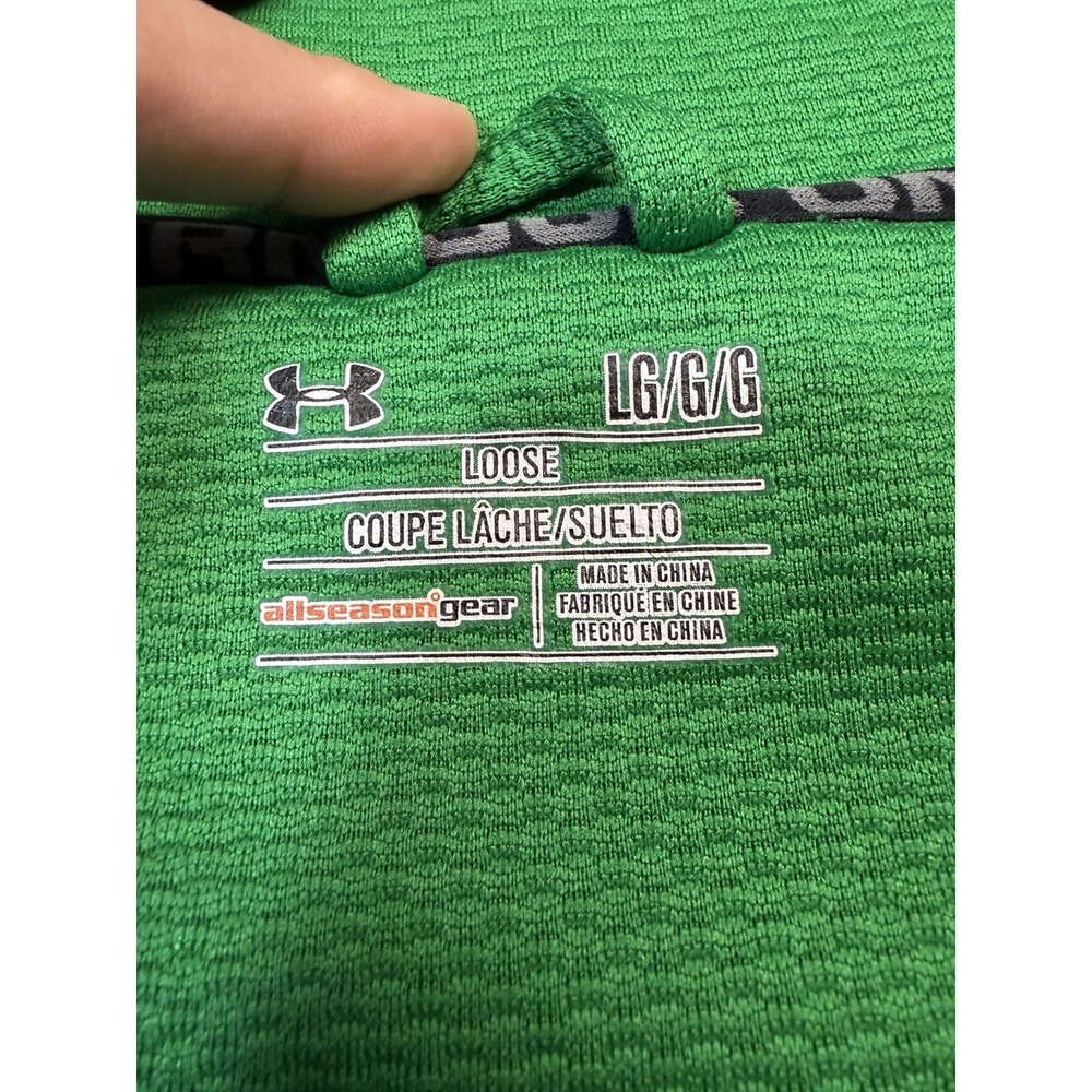 Under Armour Green Mens All Season Gear Performance 1/4 Zip Pullover Men's Large - Picture 3 of 8